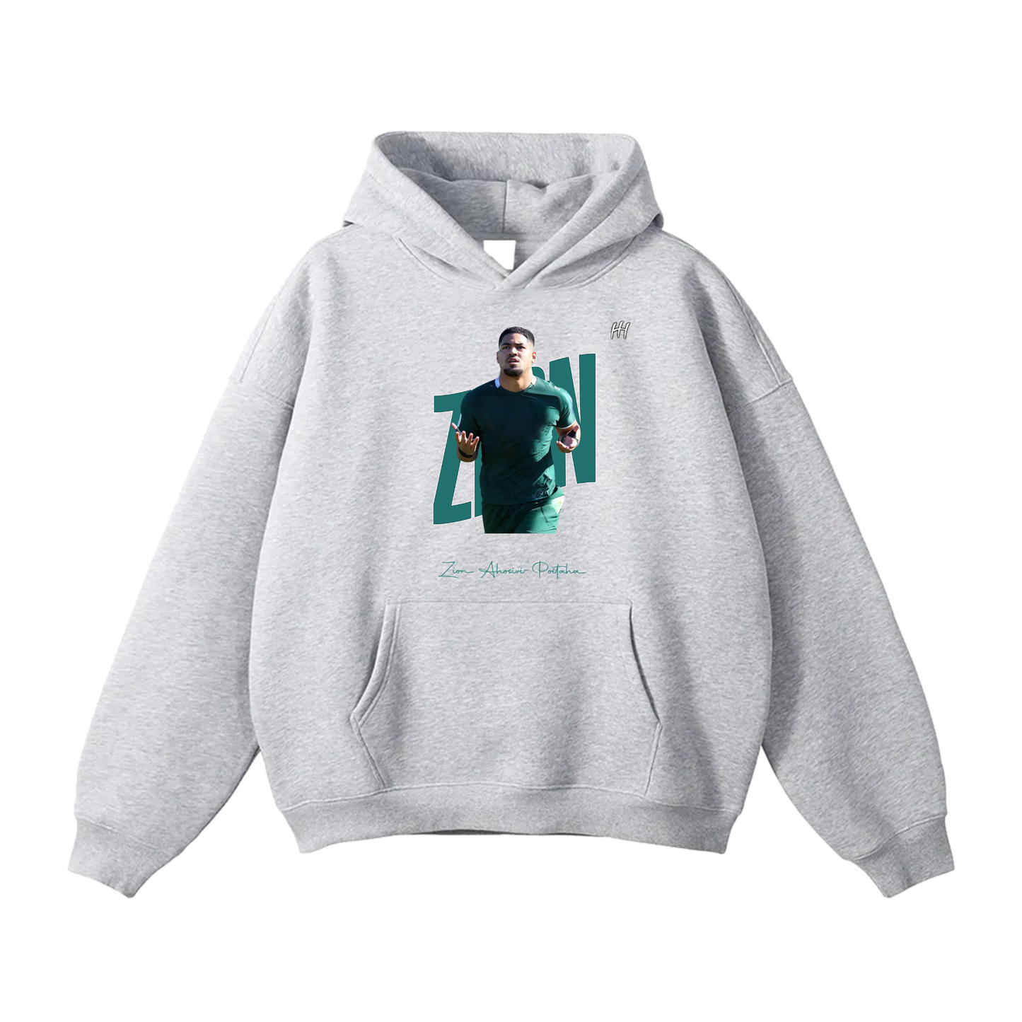 Zion Ahosivi-Poitaha Oversize Fleeced Hoodie