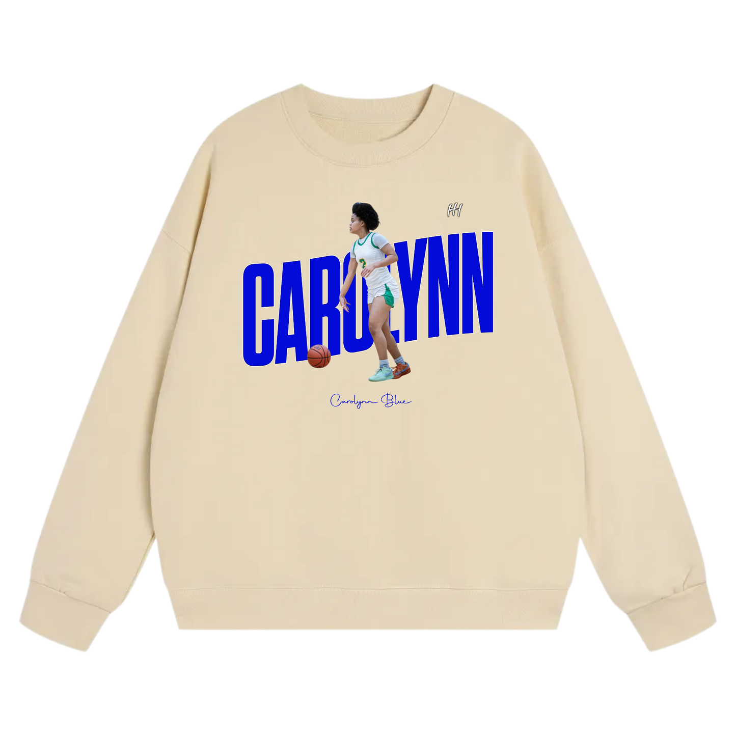 Carolynn Blue Heavyweight Crewneck Sweatshirt