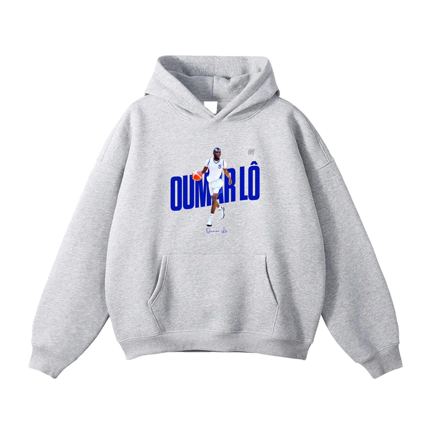 Oumar Lô Oversize Fleeced Hoodie