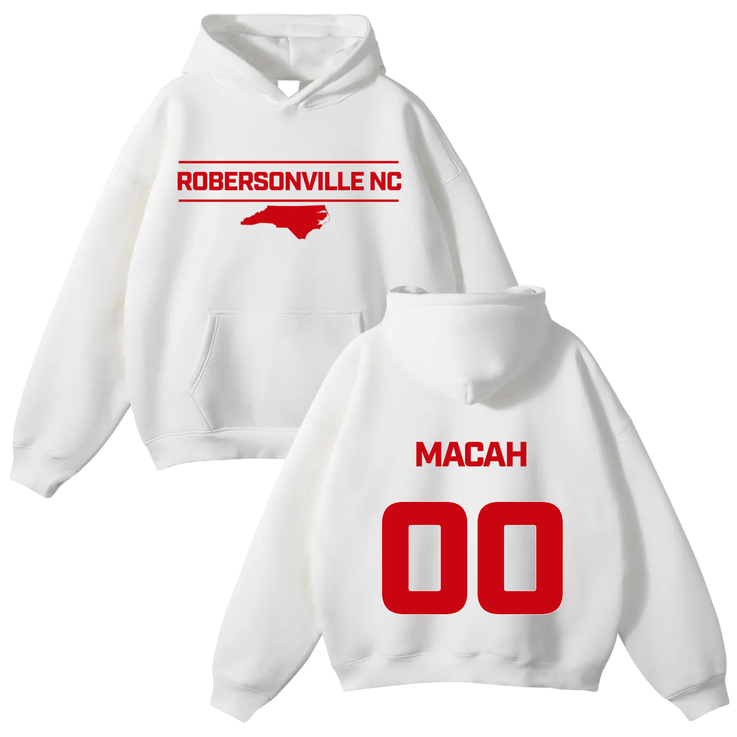 Macah Thigpen Oversize Fleeced Hoodie