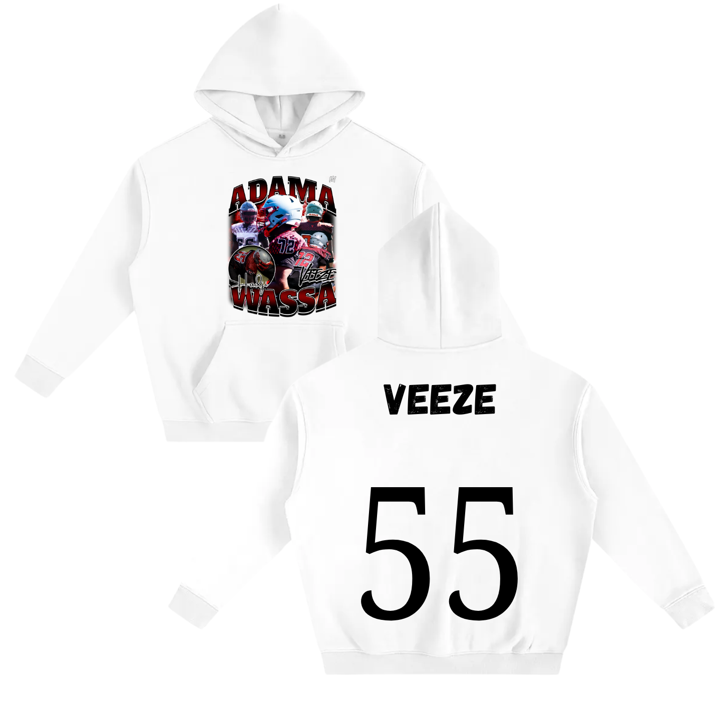 Adama Hadji Wassa Oversize Fleeced Hoodie