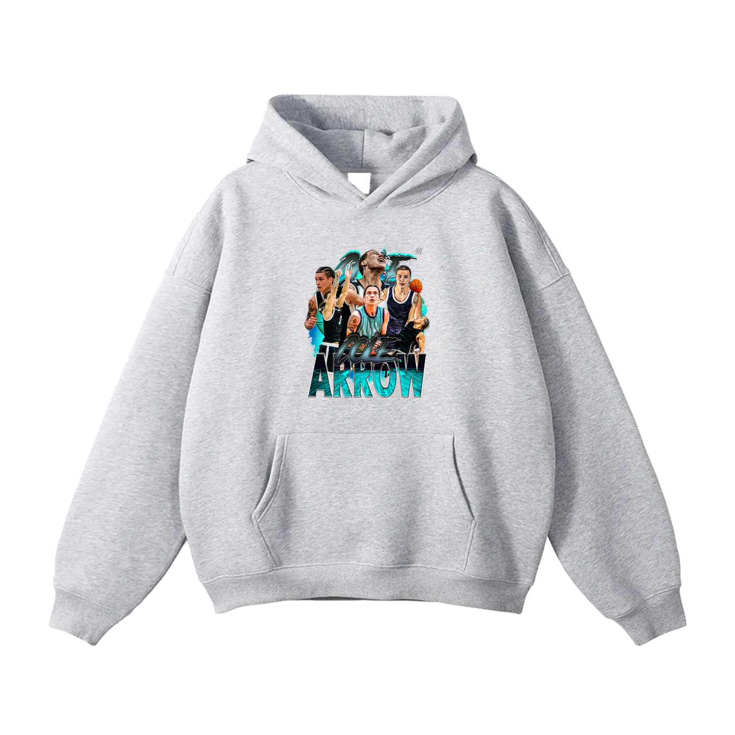 Cole Arrow Oversize Fleeced Hoodie