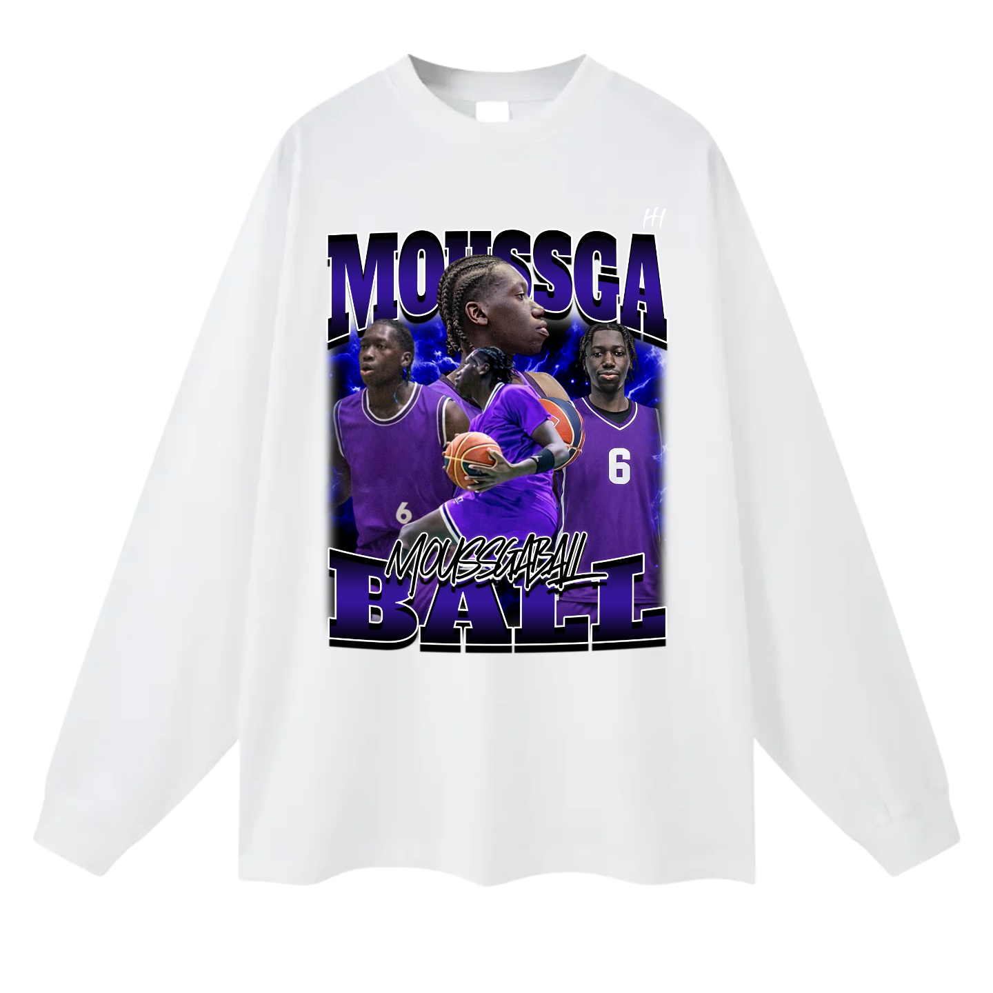 Moussga Ball Long Sleeve Tee
