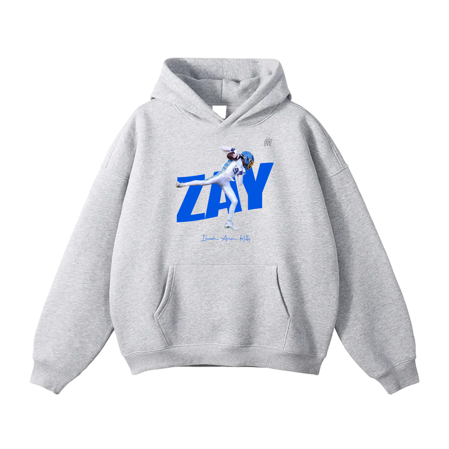 Isaiah Avion Kelly Oversize Fleeced Hoodie