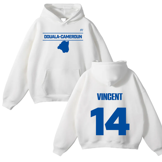 Vincent TAKOUENTSO Oversize Fleeced Hoodie