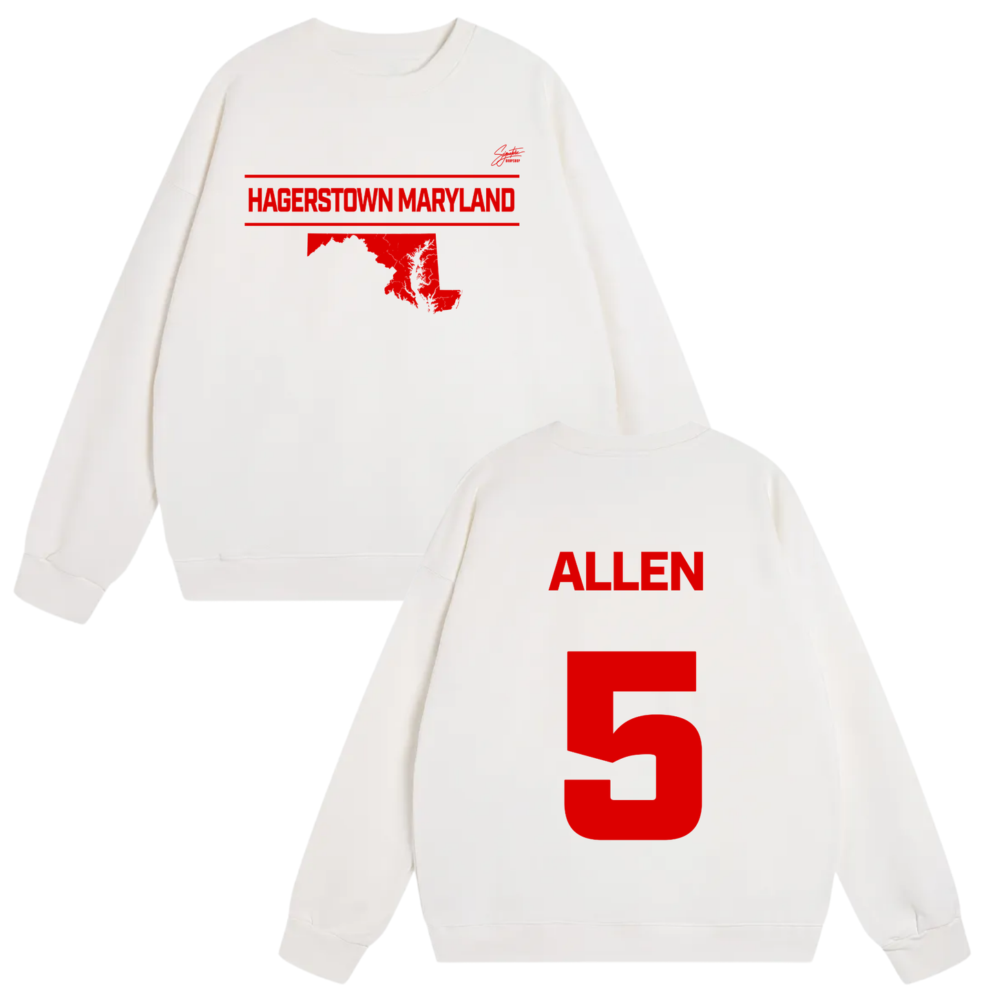 Aaliyah Allen Heavyweight Crewneck Sweatshirt