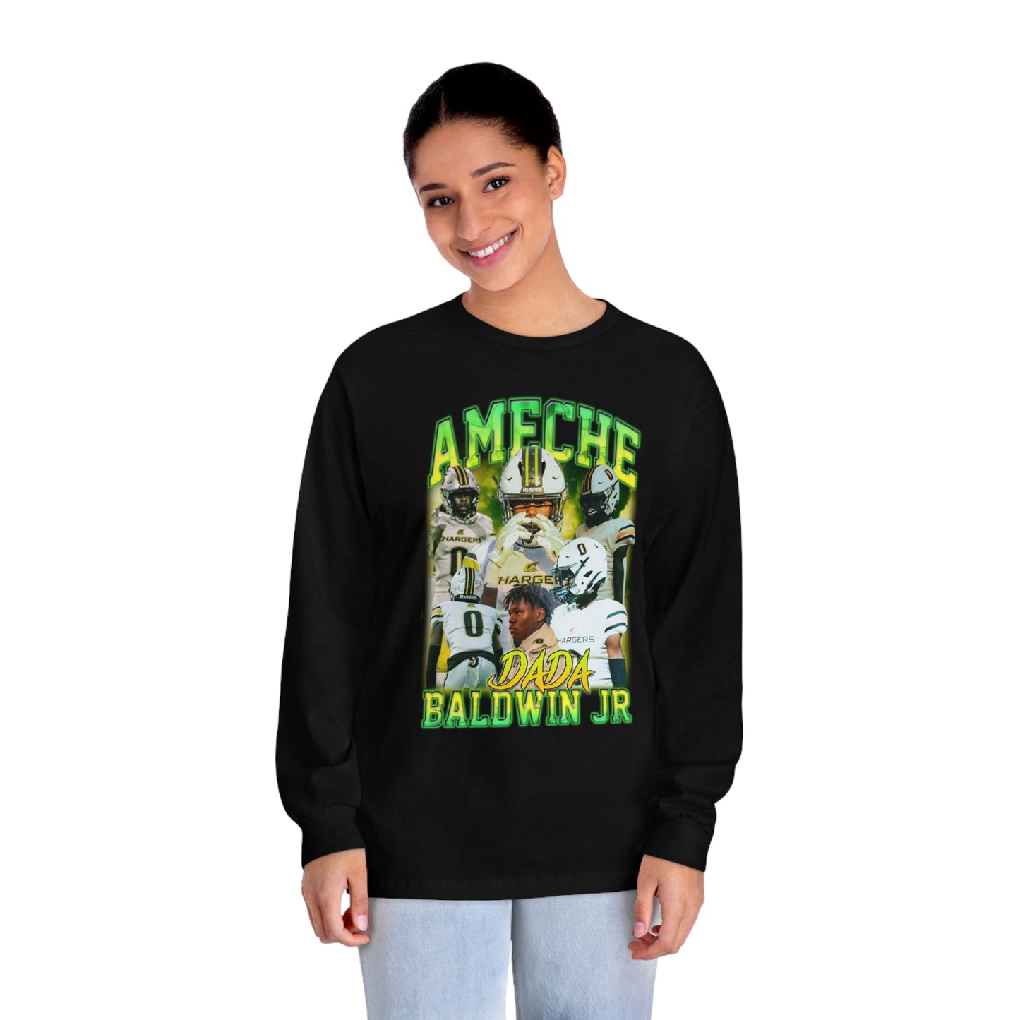 Ameche Baldwin Jr Long Sleeve T-Shirt