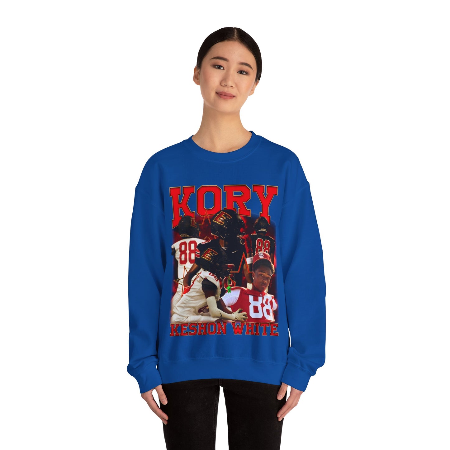 Kory Keshon White Crewneck Sweatshirt