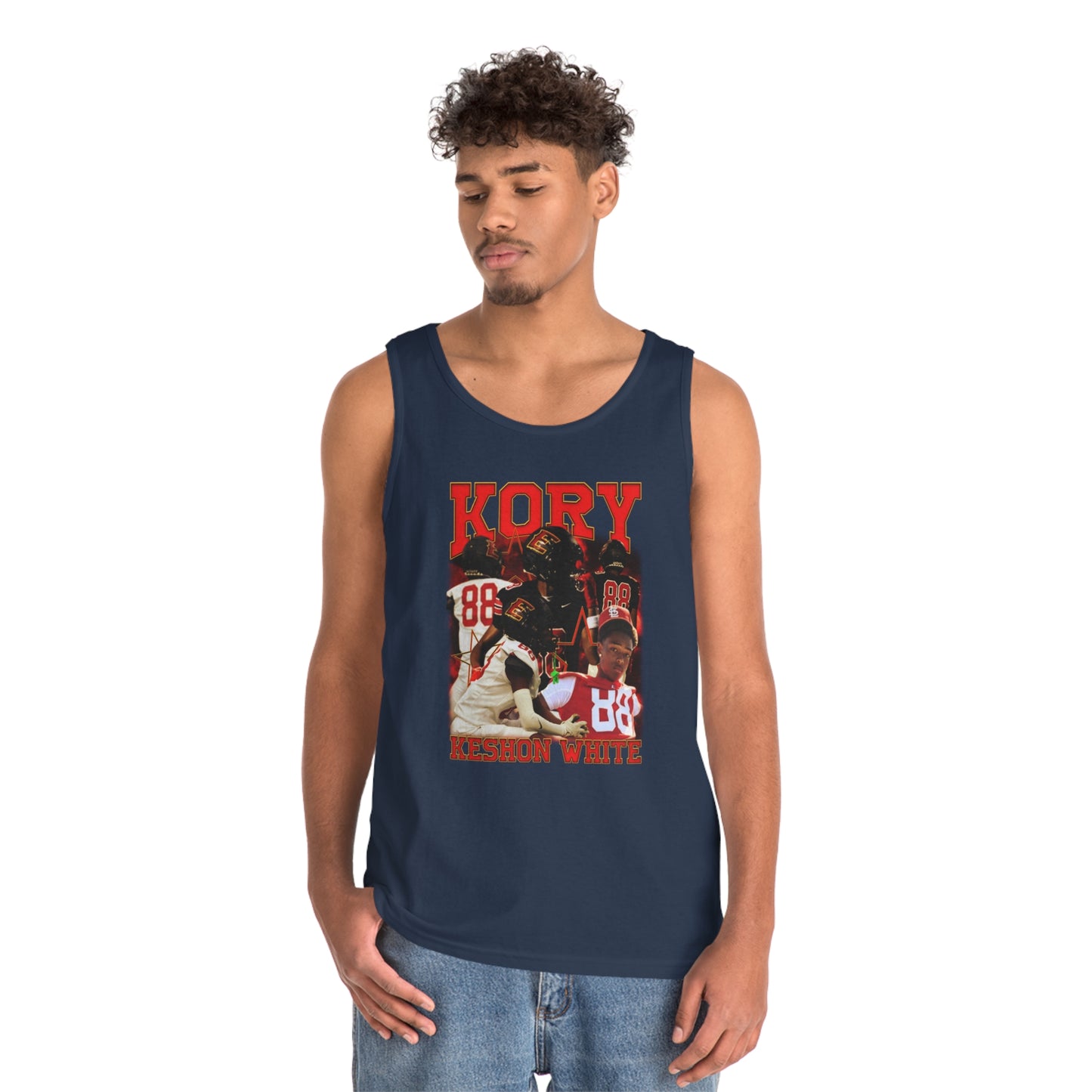 Kory Keshon White Tank Top