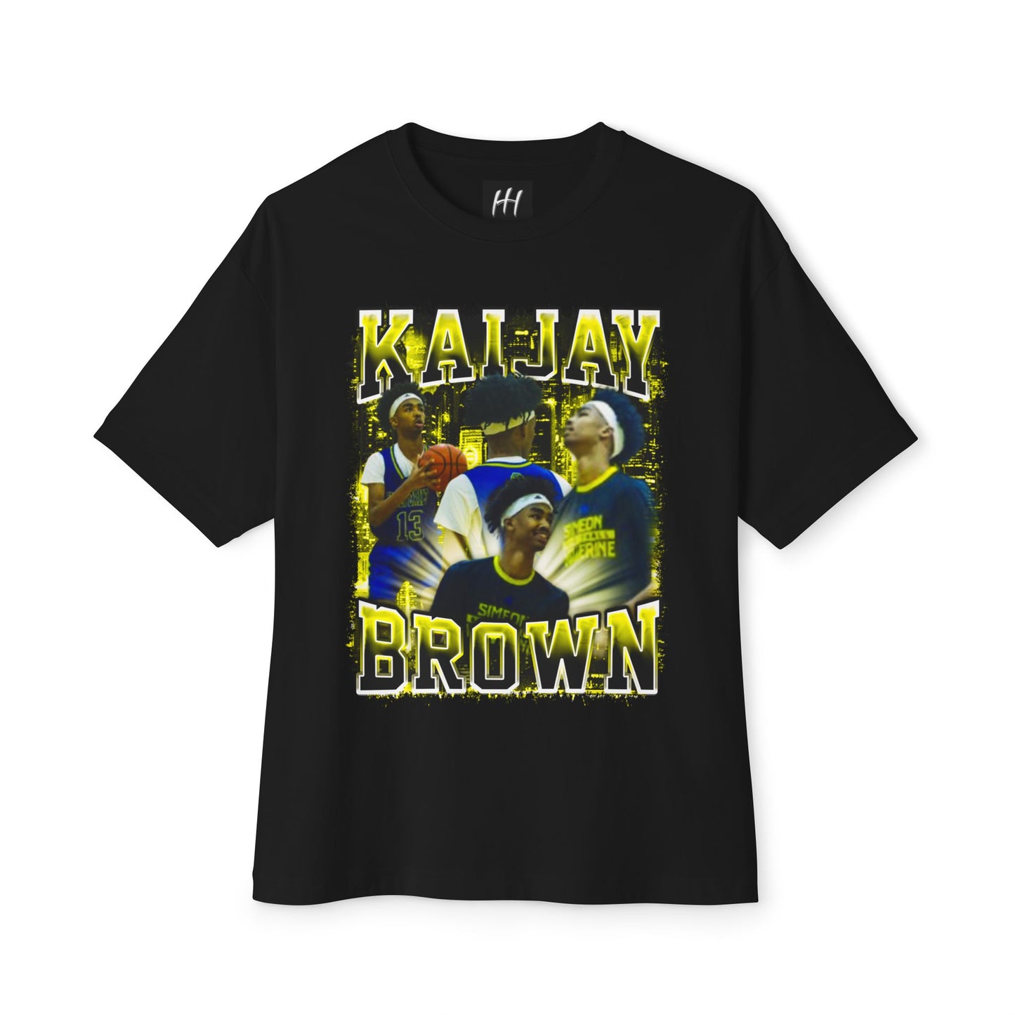 Kaijay Brown Oversized Tee