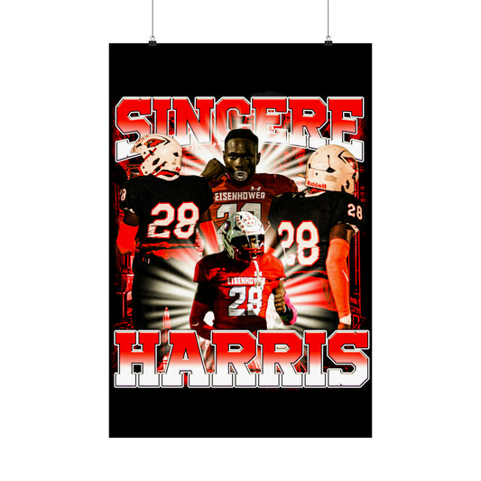 Sincere Harris Poster
