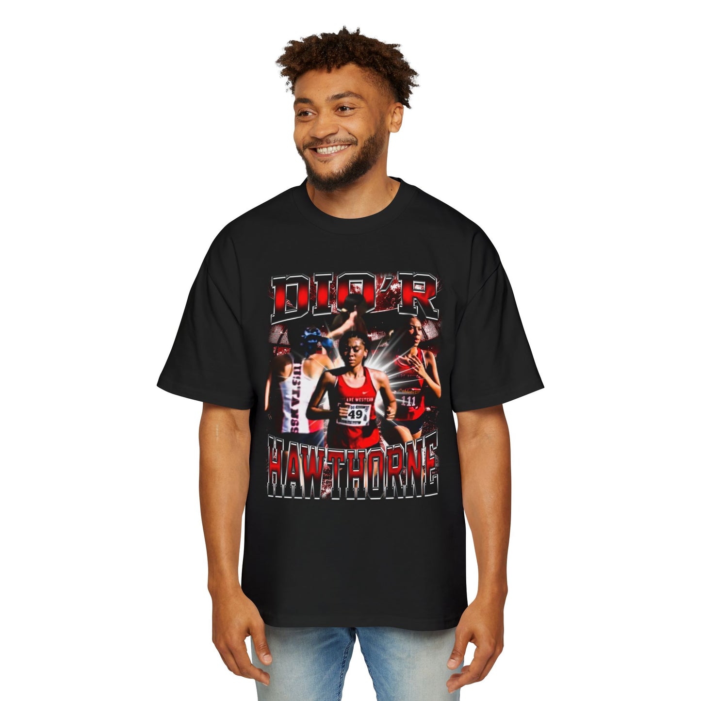 Dio'r Hawthorne Oversized Retro Tee