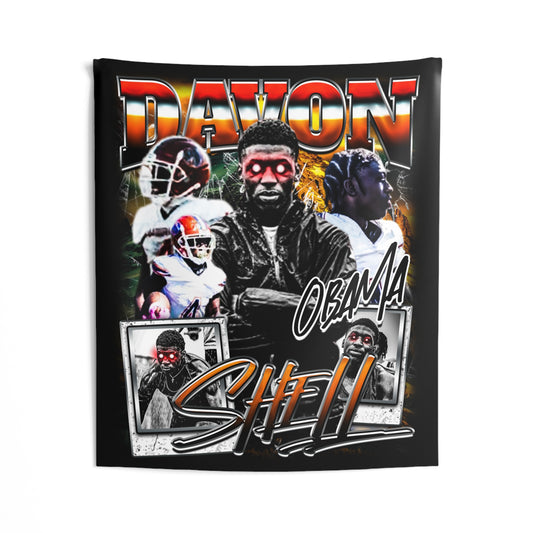 Davon Cortez Shell Tapestry 50” x 60”