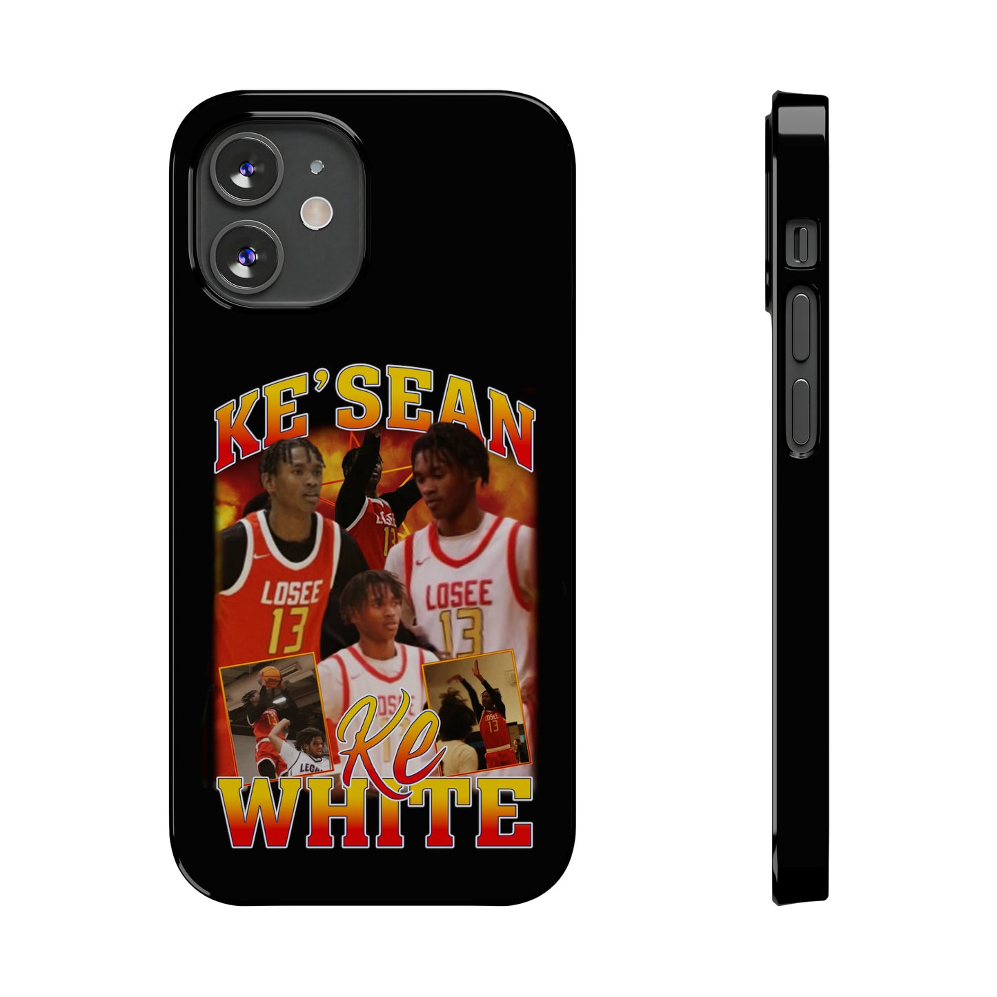 Ke'sean White Phone Case