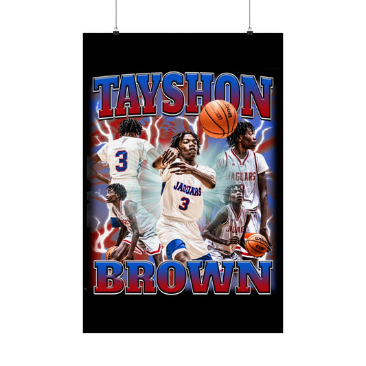 Tayshon Brown Poster 24" x 36"