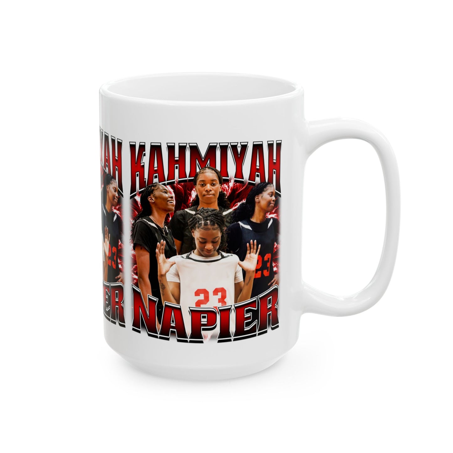 Kahmiyah Napier Ceramic Mug, (11oz, 15oz)