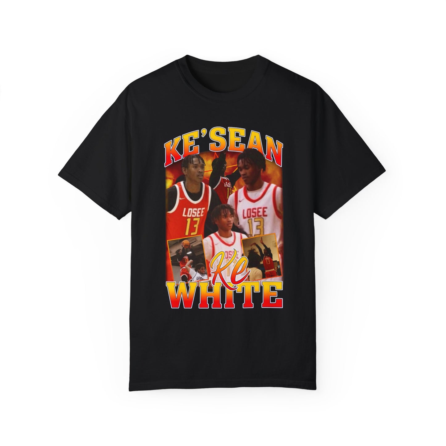 Ke'sean White Graphic T-shirt