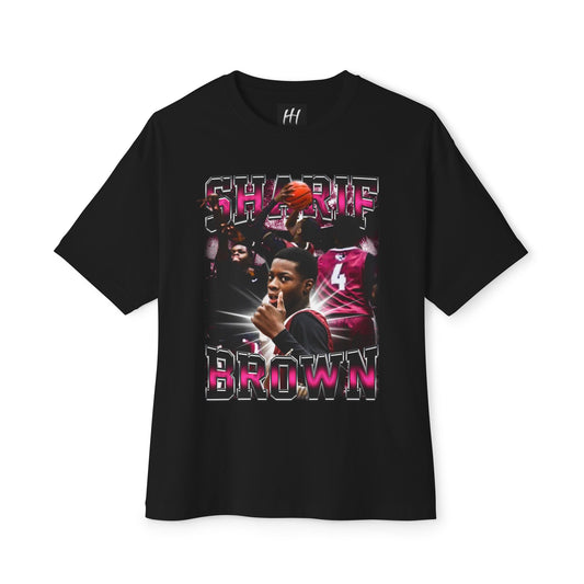 Sharif Brown Oversized Tee