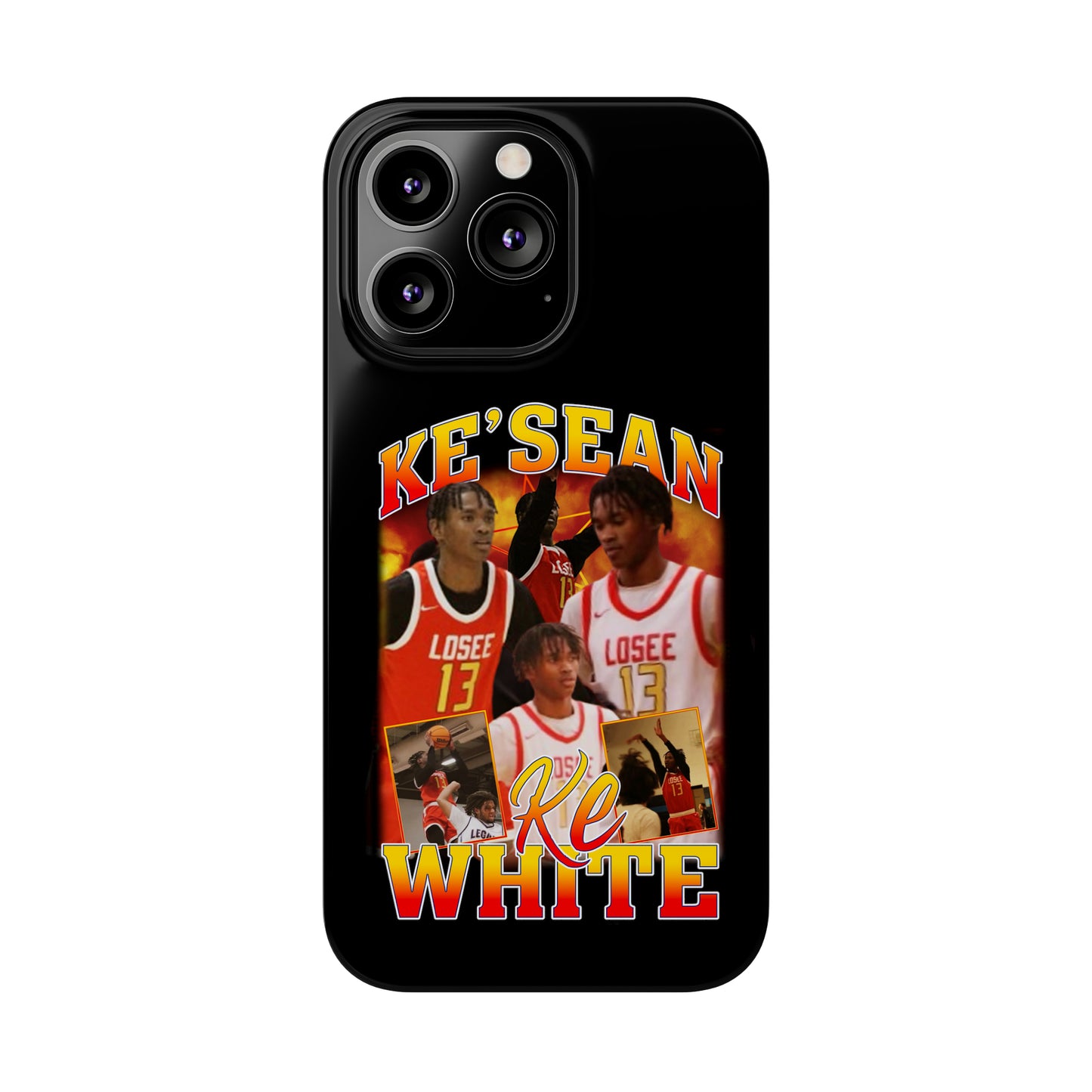 Ke'sean White Phone Case