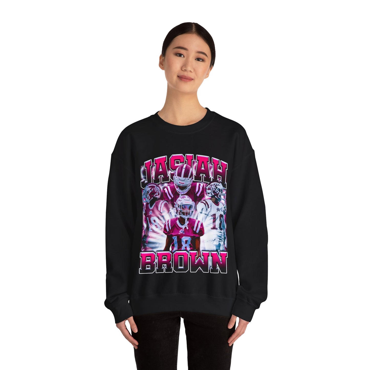 Jasiah Brown Crewneck Sweatshirt