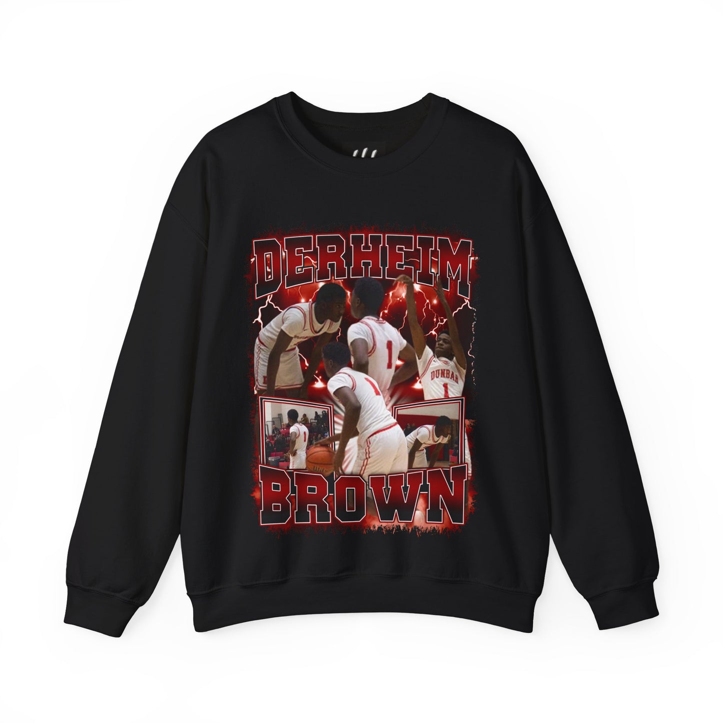 Derheim Brown Crewneck Sweatshirt