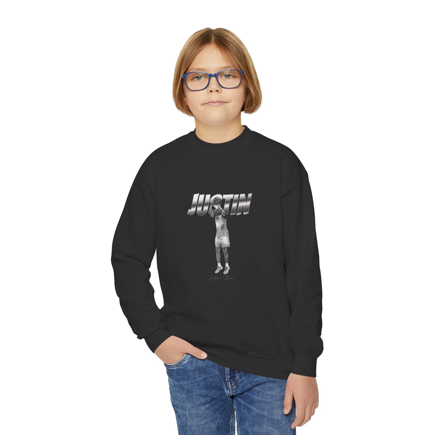 Justin Steers Youth Crewneck Sweatshirt