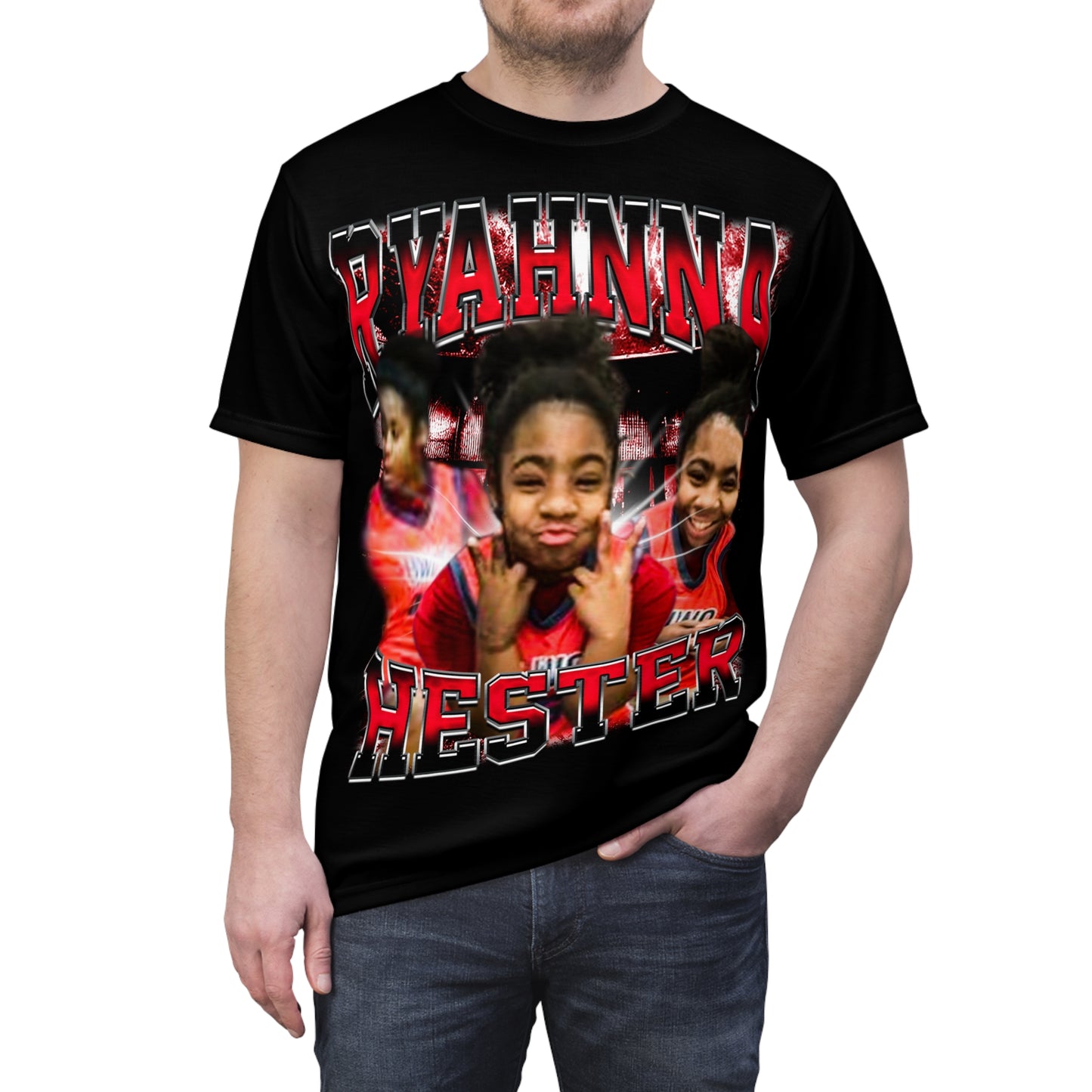 Ryahnna Hester Vintage Full Print Tee