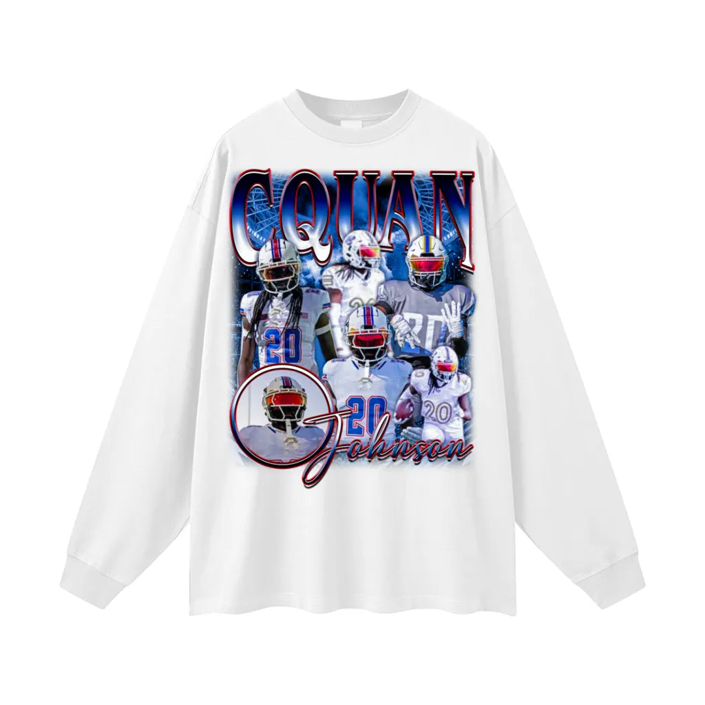 Cquan Johnson Oversized Long Sleeve Tee