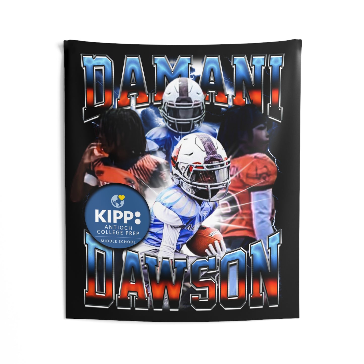 Damani Dawson Tapestry 50” x 60”
