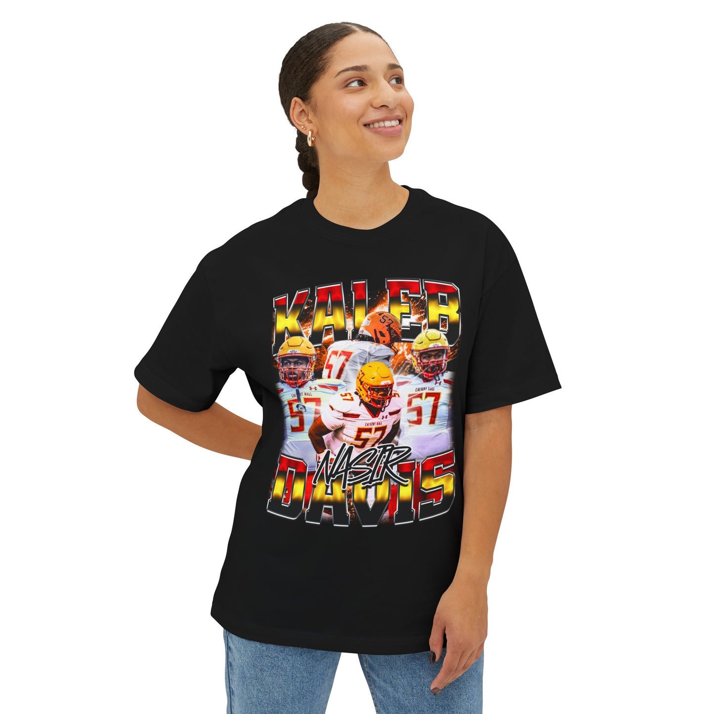 Kaleb Nasir Davis Oversized Vintage Tee