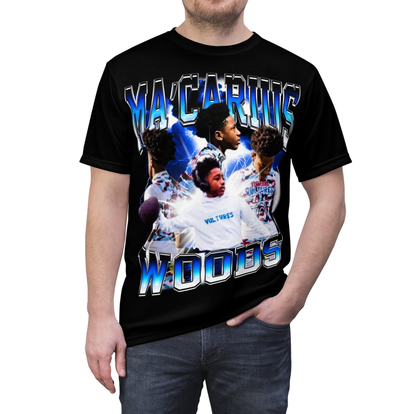 Ma'carius Woods Vintage Full Print Tee
