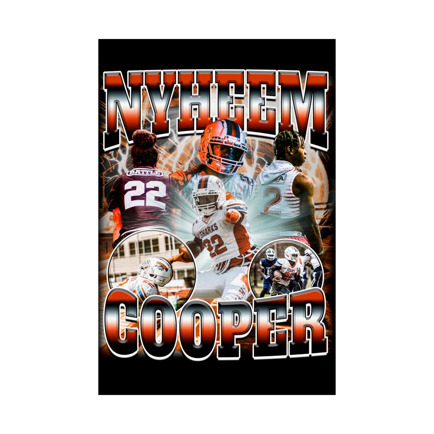 Nyheem Cooper Poster 24" x 36"