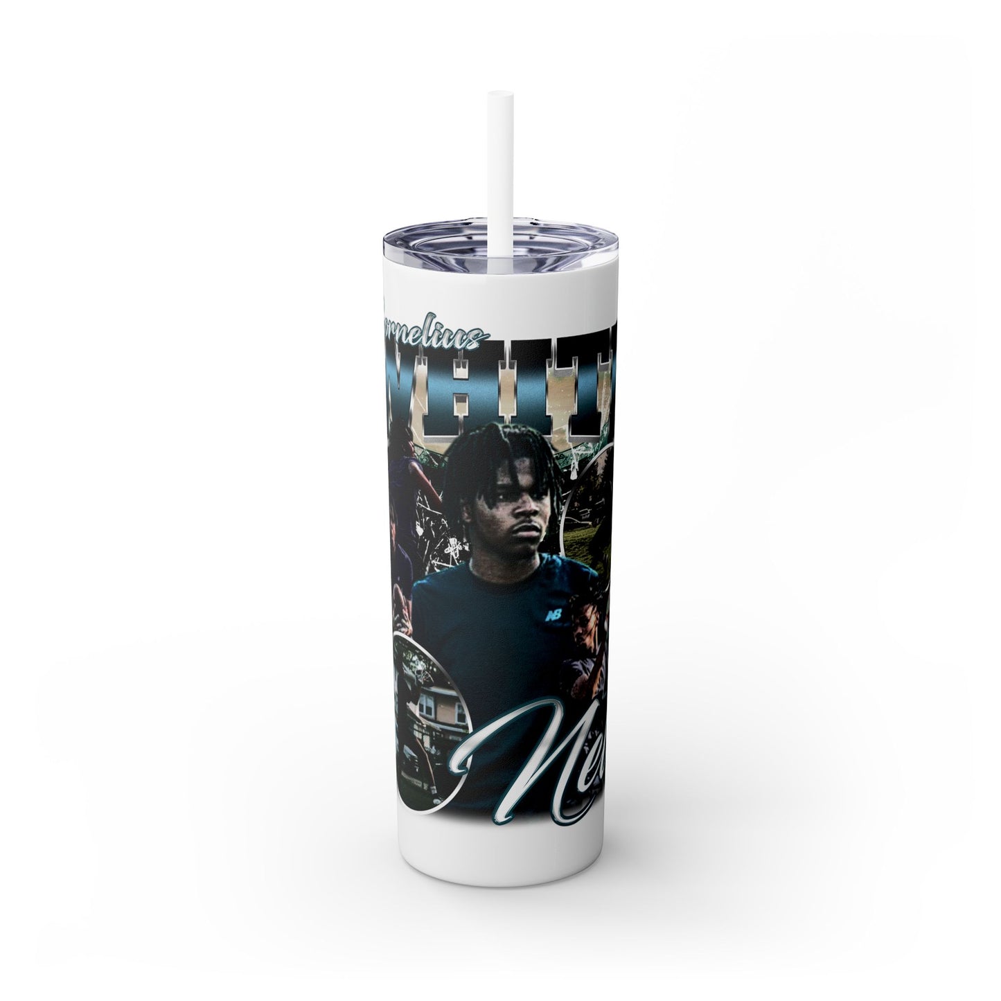 Cornelius White Stainless Steal Tumbler