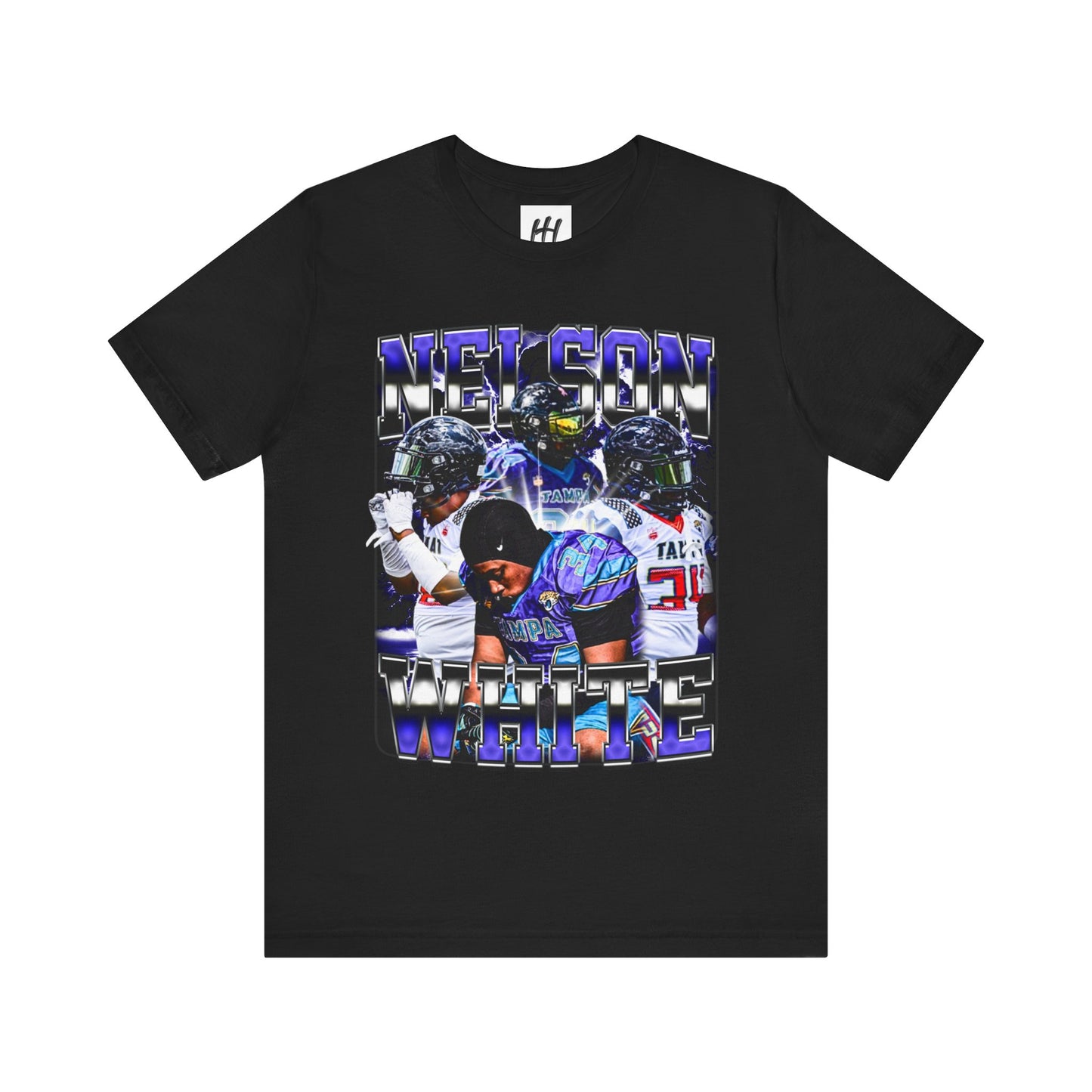 Nelson White Heavy Cotton Tee