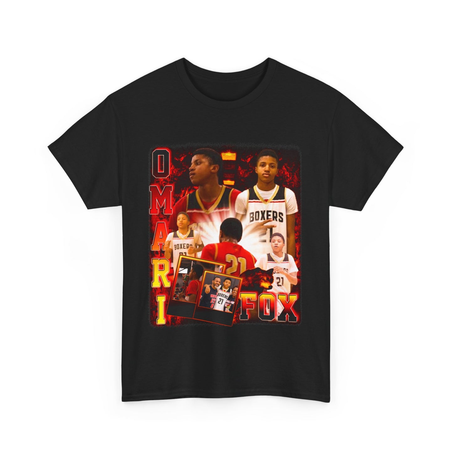 Omari Fox Heavy Cotton Tee
