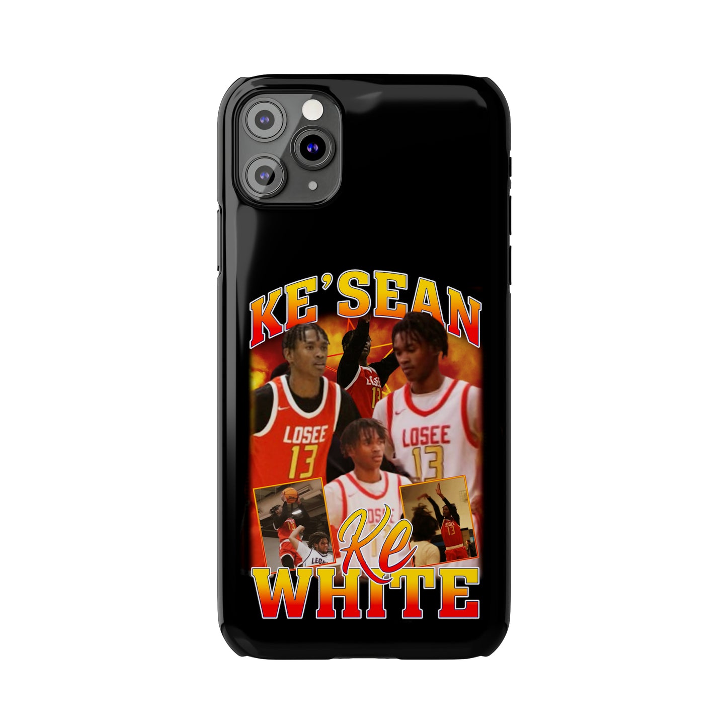 Ke'sean White Phone Case