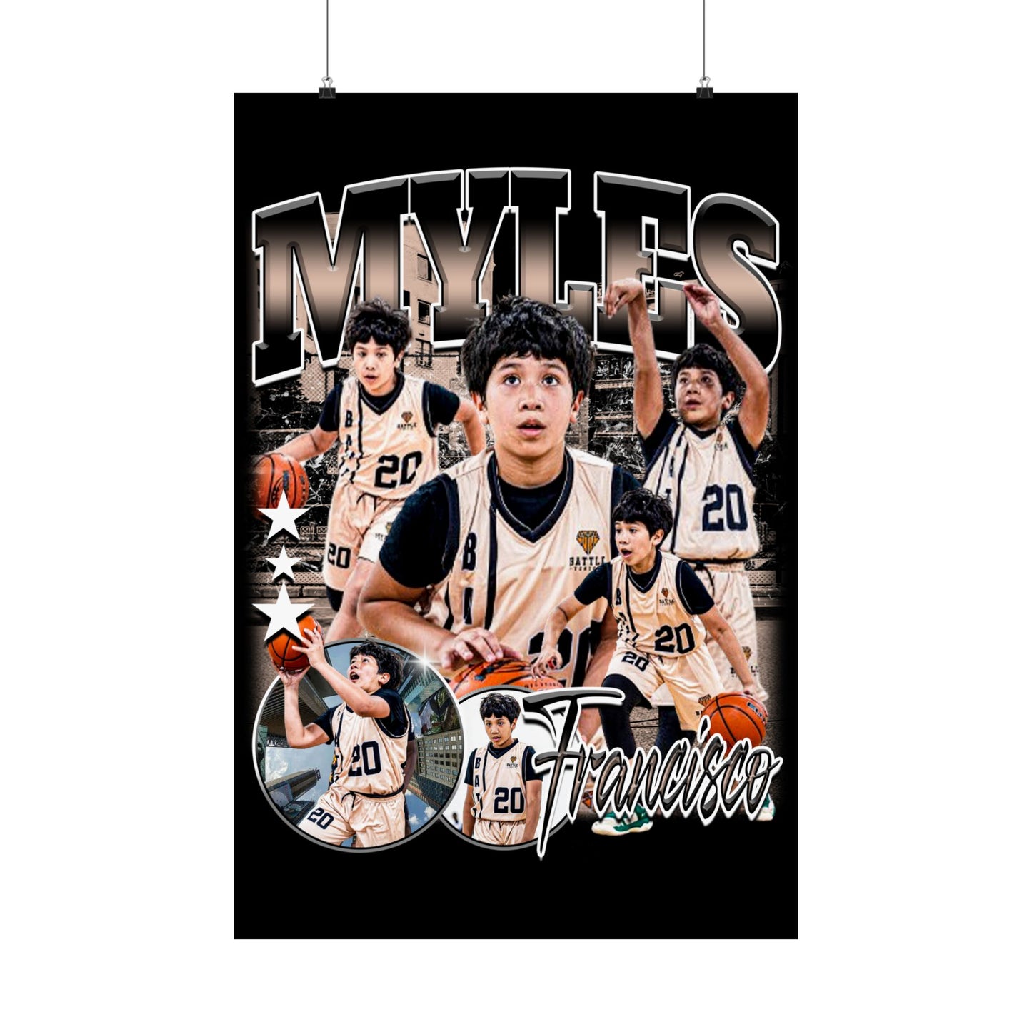 Myles Francisco Poster 24" x 36"
