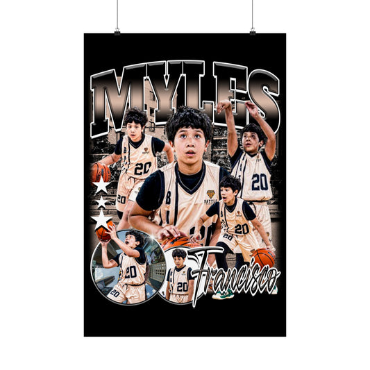 Myles Francisco Poster 24" x 36"