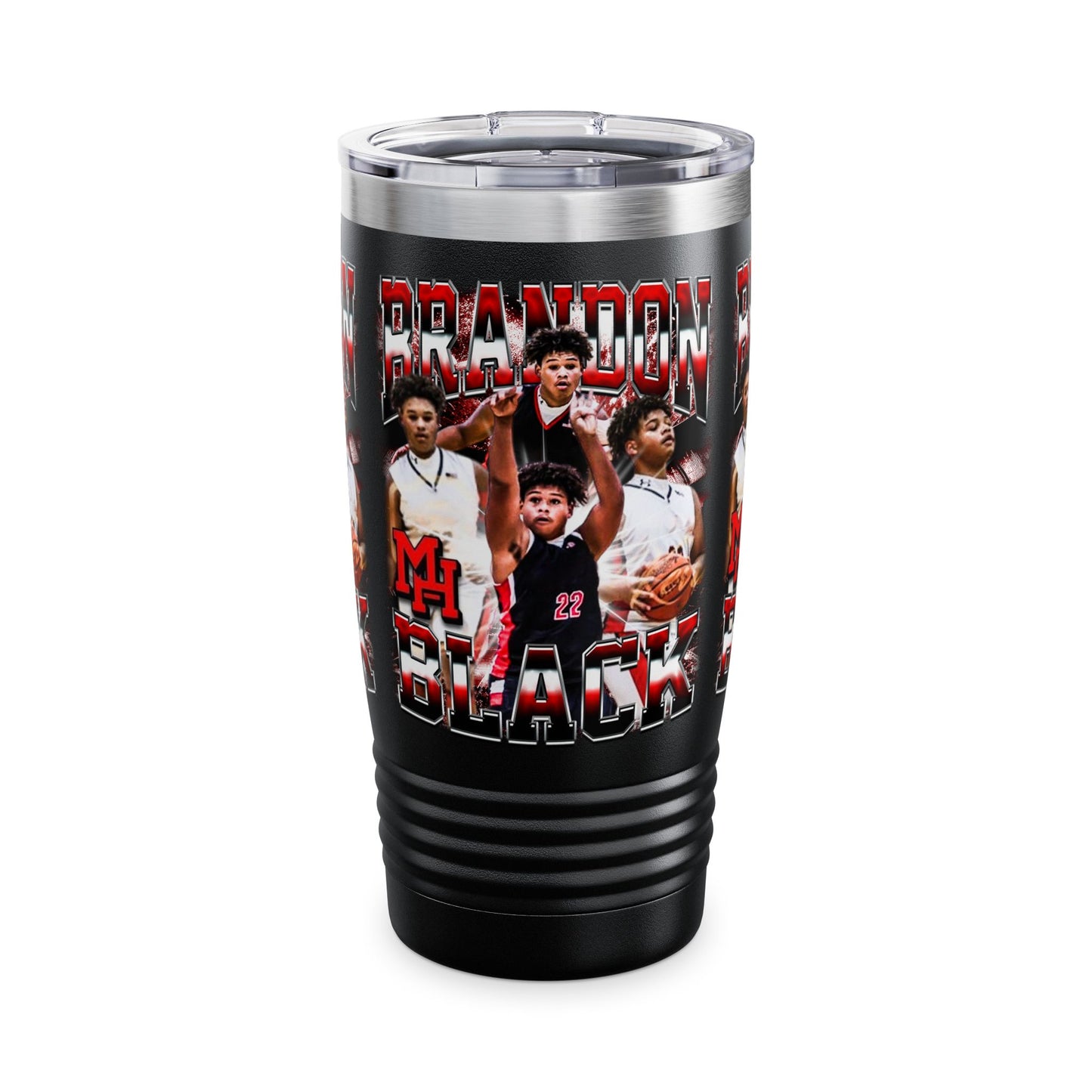 Brandon Black Stainless Steal Tumbler