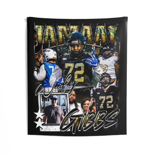 Jamaal Weedy Gibbs Tapestry 50” x 60”