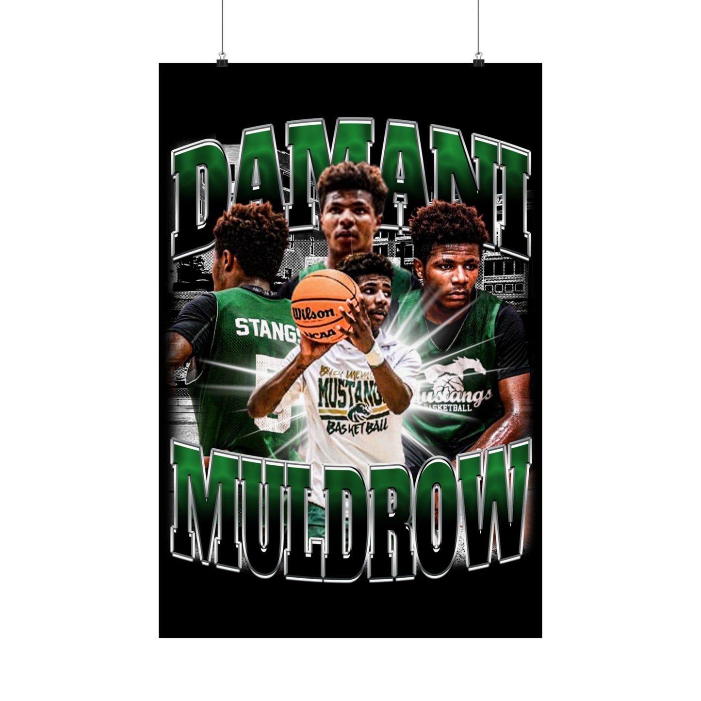 Damani Muldrow Poster 24" x 36"