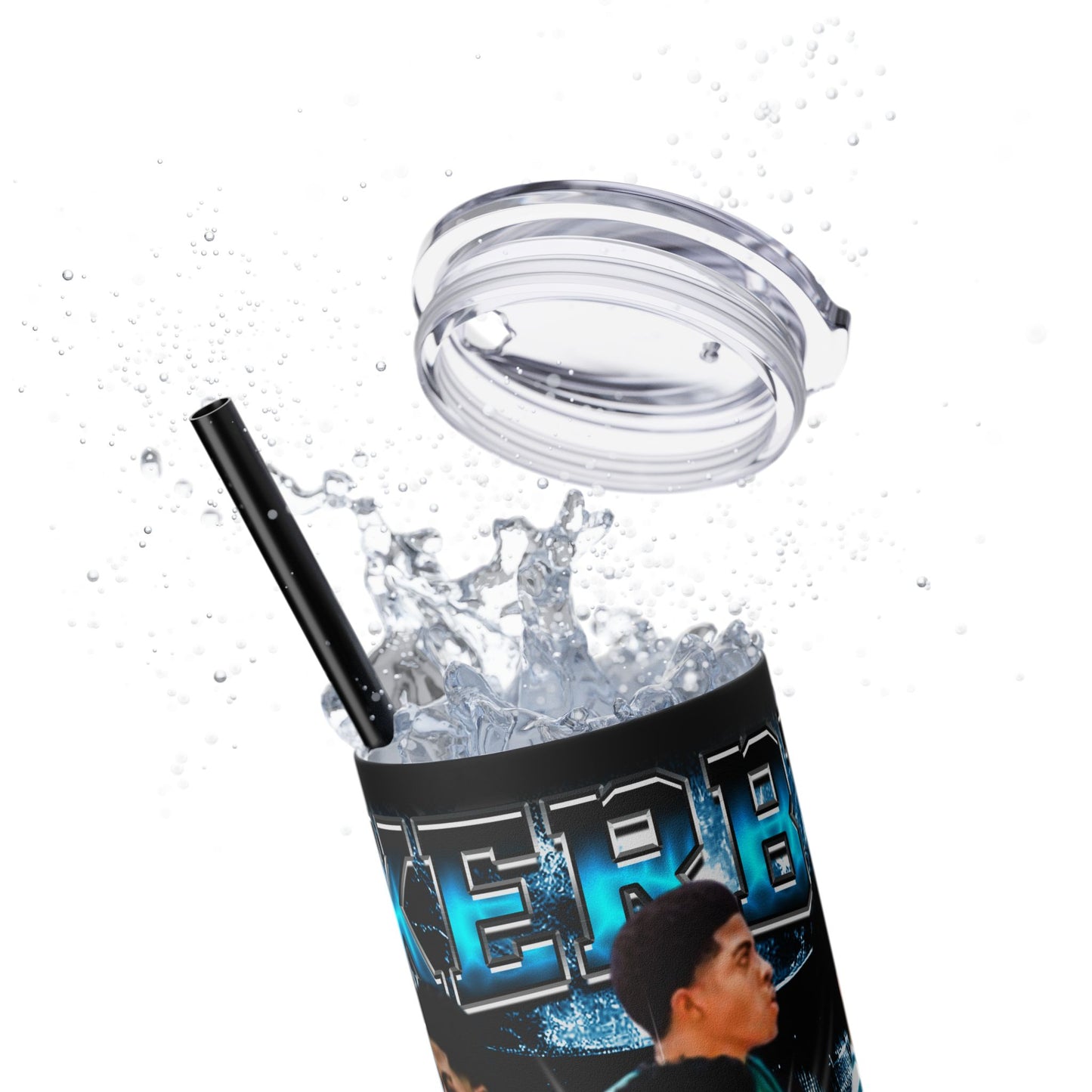Kerby Cherilus Stainless Steal Tumbler