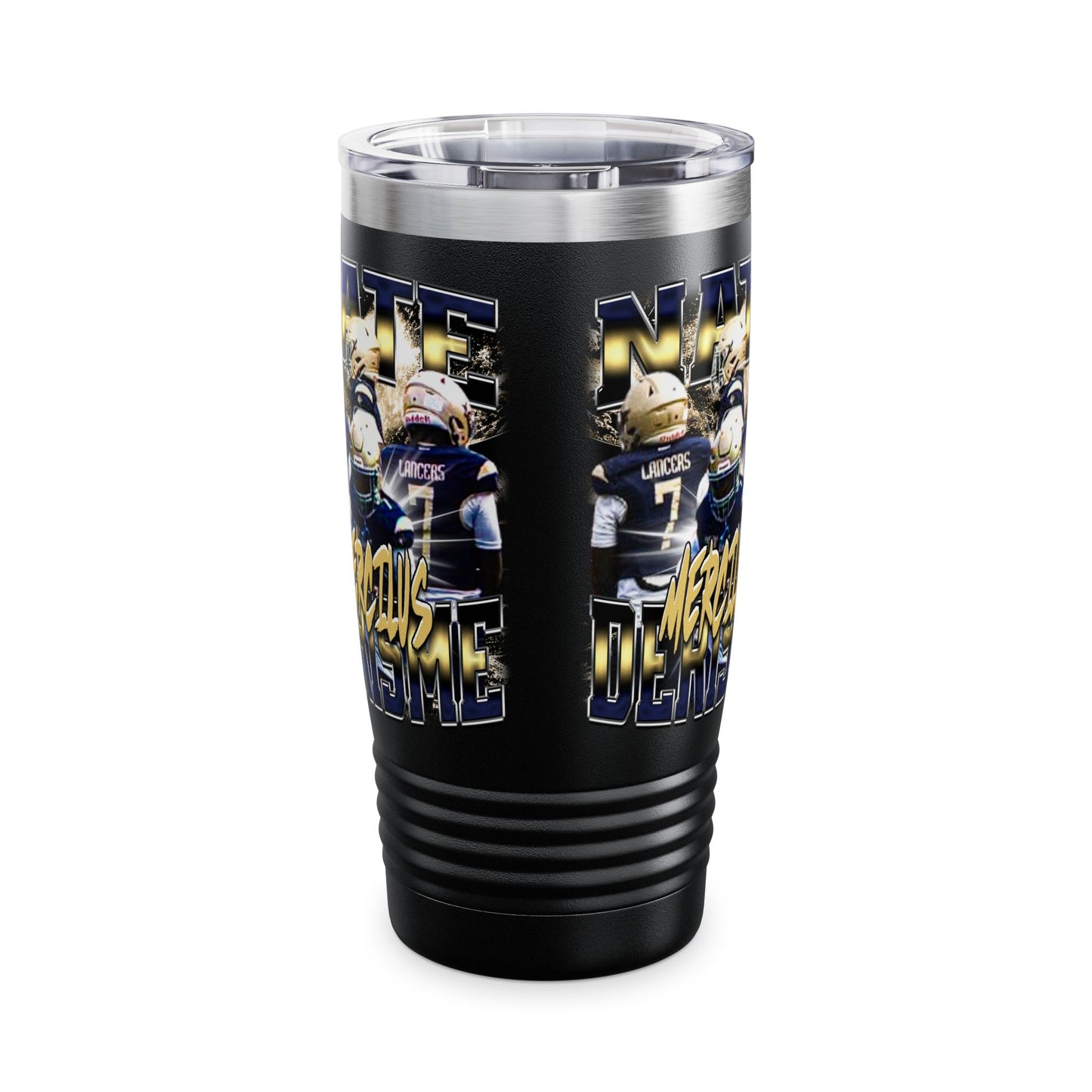 Nate Mercilus Derisme Stainless Steal Tumbler