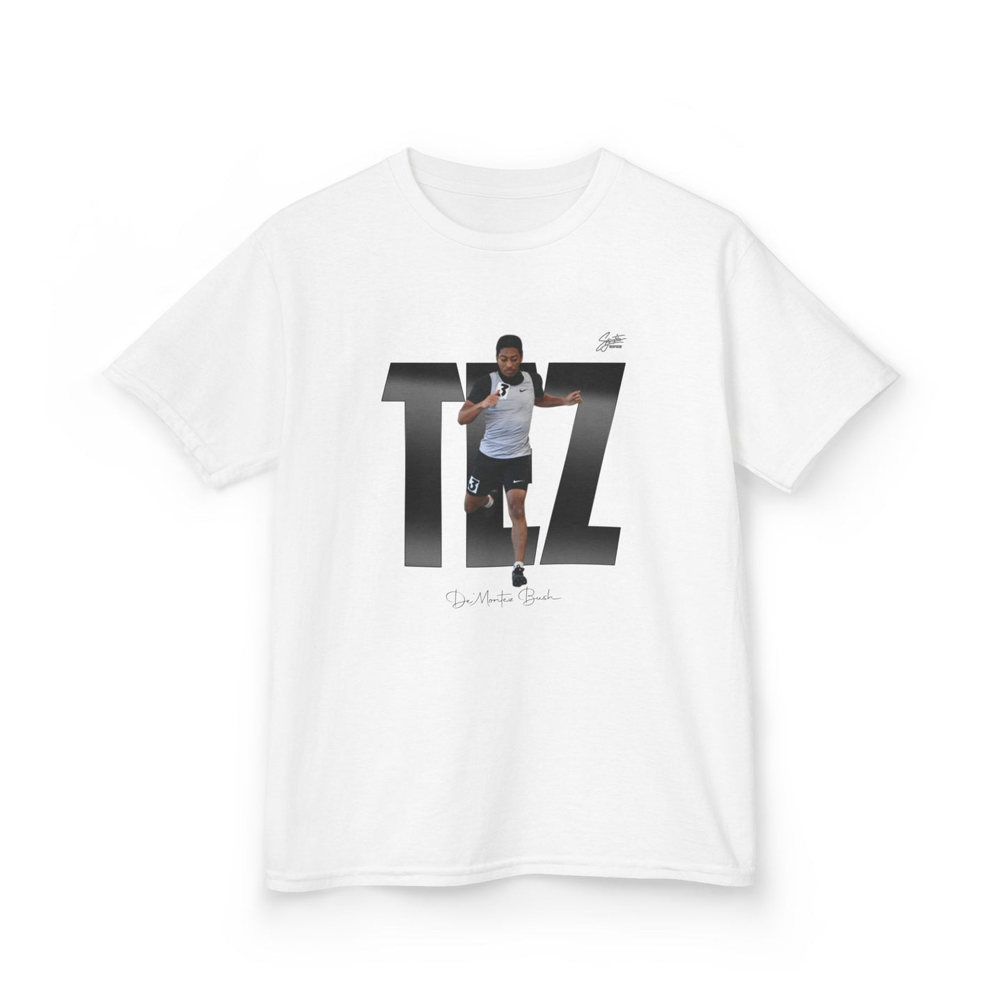 De’Montez Bush Youth Heavy Cotton Tee