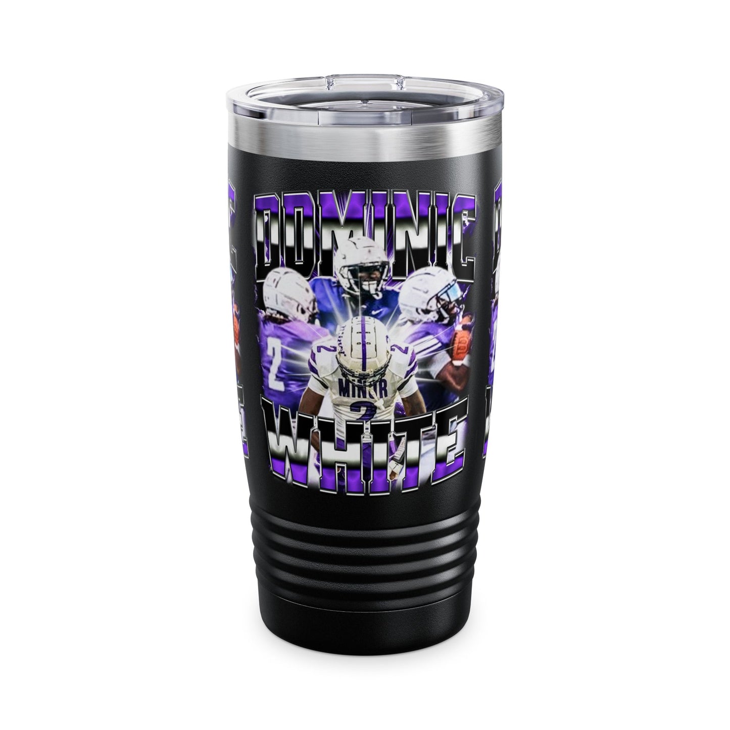 Dominic White Stainless Steal Tumbler