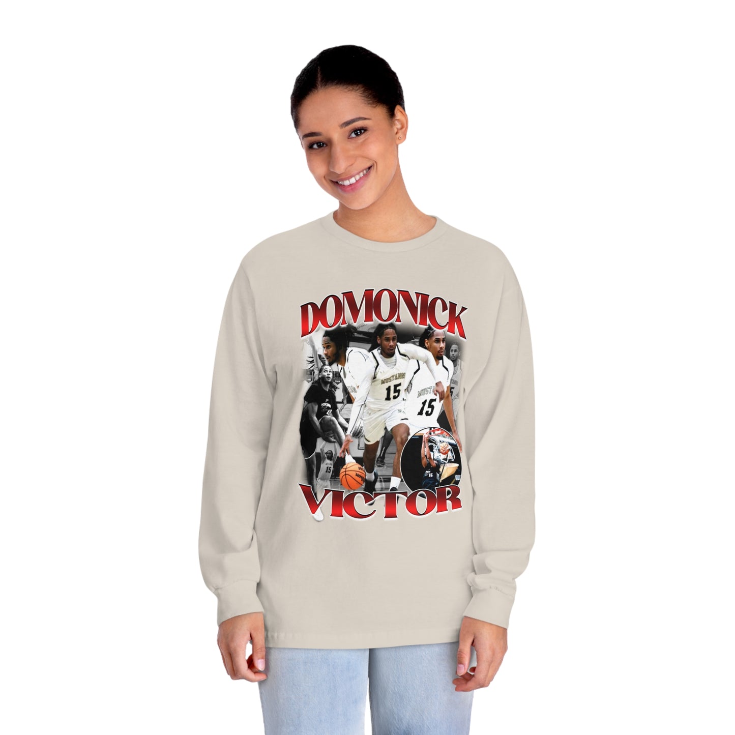 Domonick Victor Long Sleeve T-Shirt