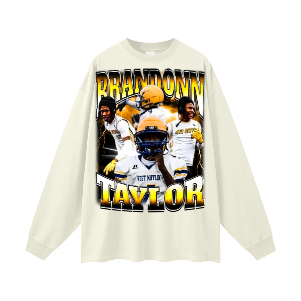 Brandonn Taylor Oversized Long Sleeve Tee