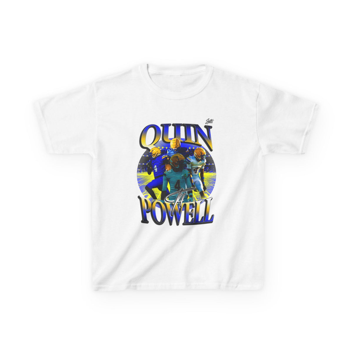 Quin Powell Youth Heavy Cotton Tee