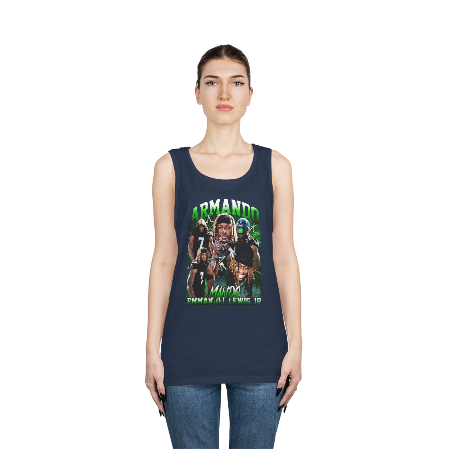 Armando Emmanuel Lewis Jr Heavy Cotton Tank Top