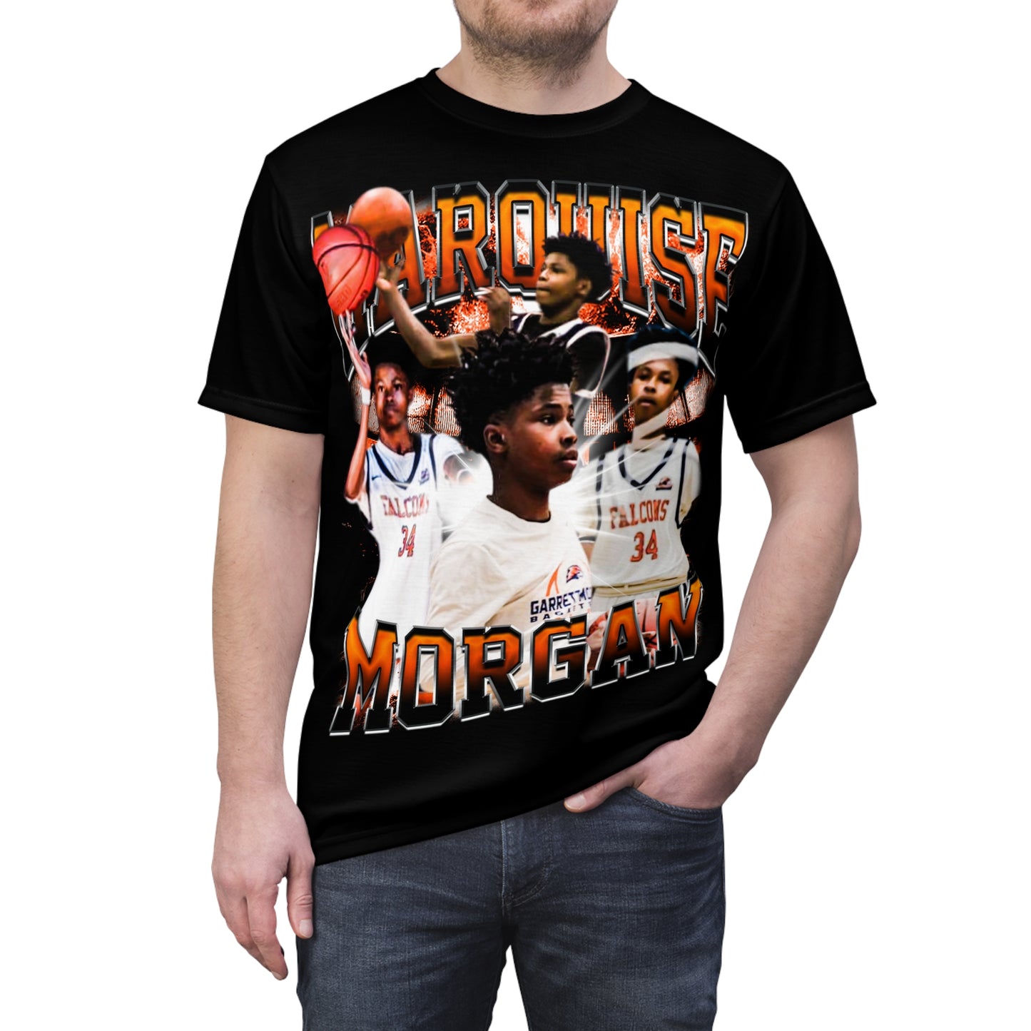 Marquise Morgan Vintage Full Print Tee